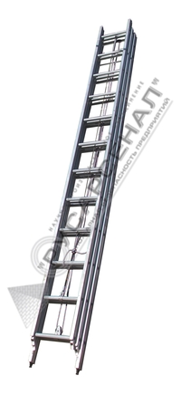 Лестница выдвижная трёхколенная (Л-3КМ) Лестница выдвижная трёхколенная (Л-3КМ)